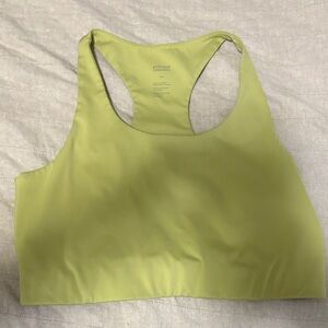 Girlfriend Collective Lime Green Paloma Sports Bra